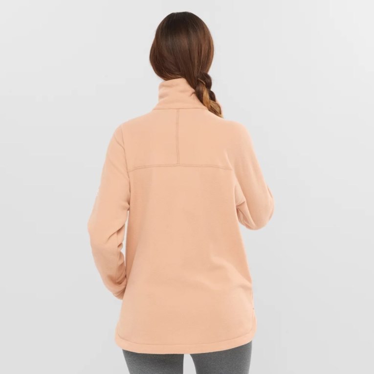 Sudaderas Salomon Essential Cosy Fleece Mujer Coral | MX IWAP268